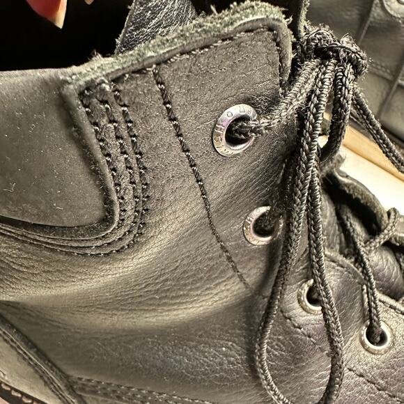 Sz 11 Irish Setter Ashby 6″ Black Leather Safety Toe Work Construction Boot Y2k - Picture 10 of 10